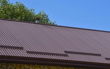 typical Eglwys Fach corrugated roof uses